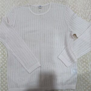 Uniqlo Cream Knit Sweater